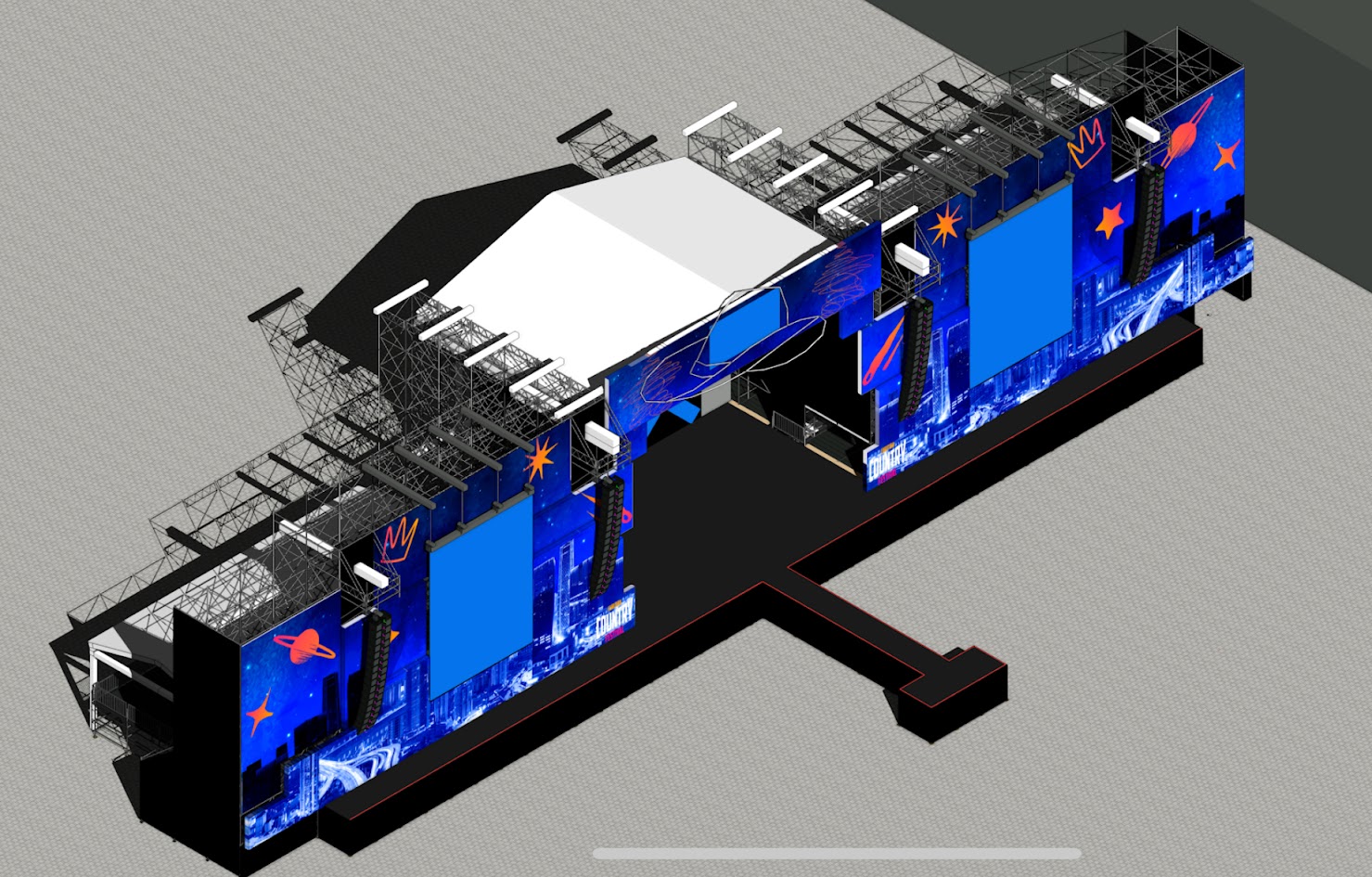 Implantação e Masterplan de Eventos